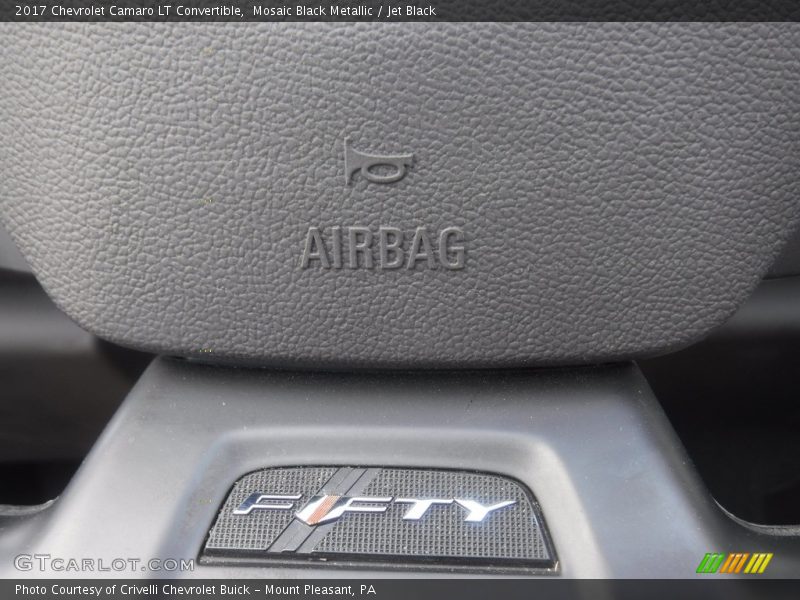 Mosaic Black Metallic / Jet Black 2017 Chevrolet Camaro LT Convertible