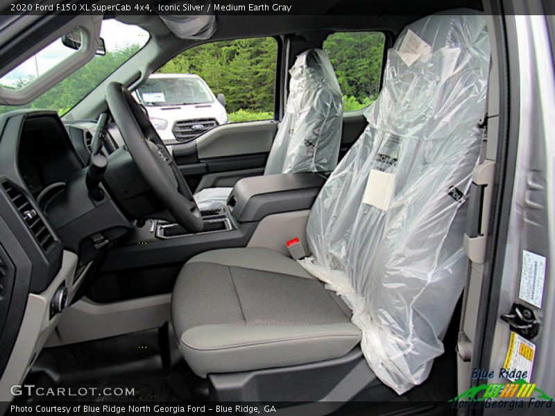 Iconic Silver / Medium Earth Gray 2020 Ford F150 XL SuperCab 4x4