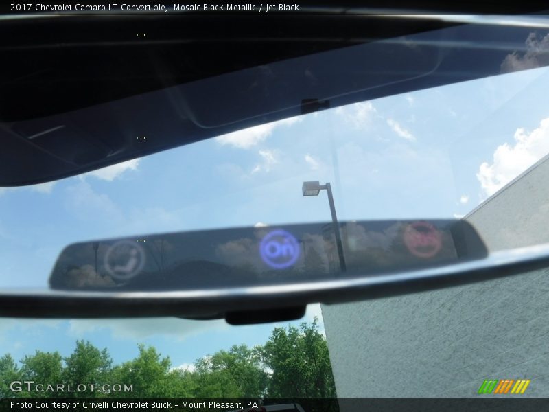 Mosaic Black Metallic / Jet Black 2017 Chevrolet Camaro LT Convertible