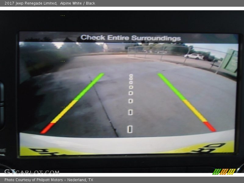 Alpine White / Black 2017 Jeep Renegade Limited