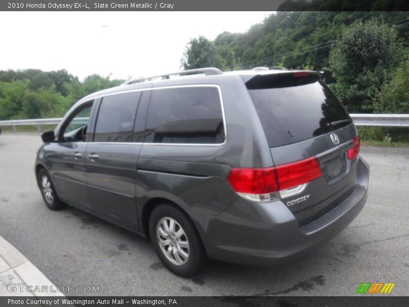 Slate Green Metallic / Gray 2010 Honda Odyssey EX-L