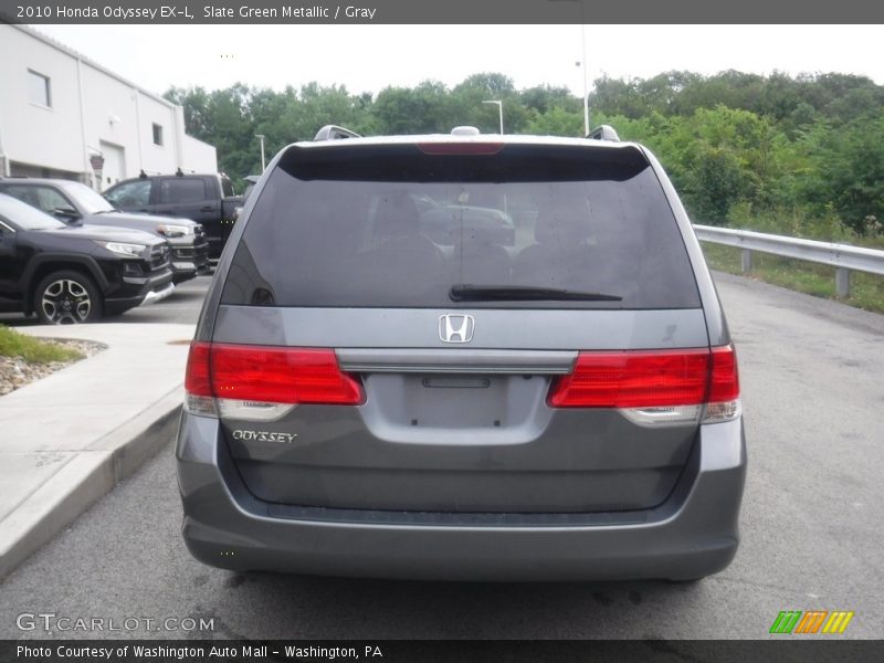 Slate Green Metallic / Gray 2010 Honda Odyssey EX-L