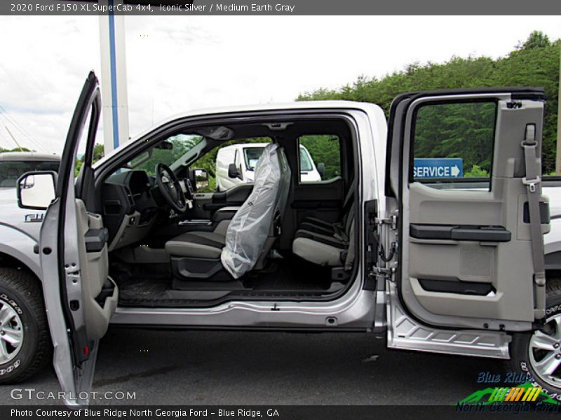 Iconic Silver / Medium Earth Gray 2020 Ford F150 XL SuperCab 4x4