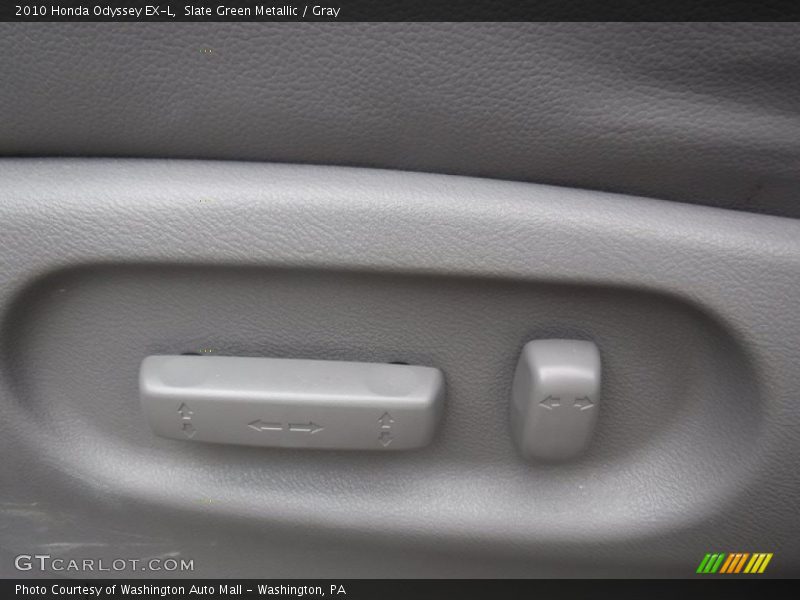 Slate Green Metallic / Gray 2010 Honda Odyssey EX-L