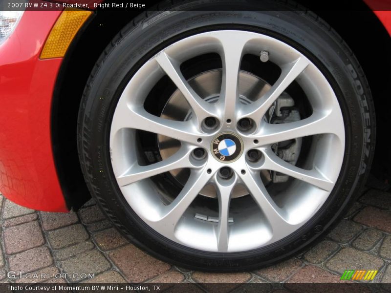 Bright Red / Beige 2007 BMW Z4 3.0i Roadster
