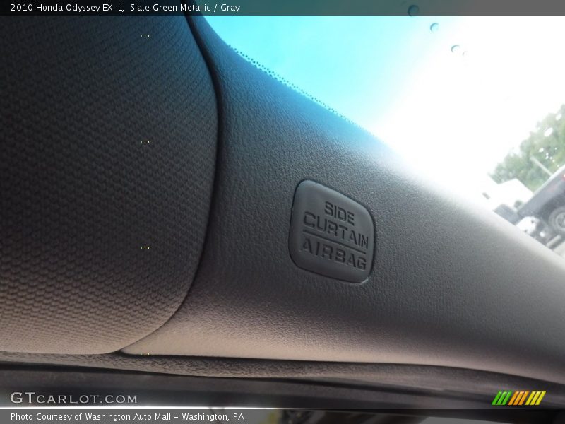 Slate Green Metallic / Gray 2010 Honda Odyssey EX-L