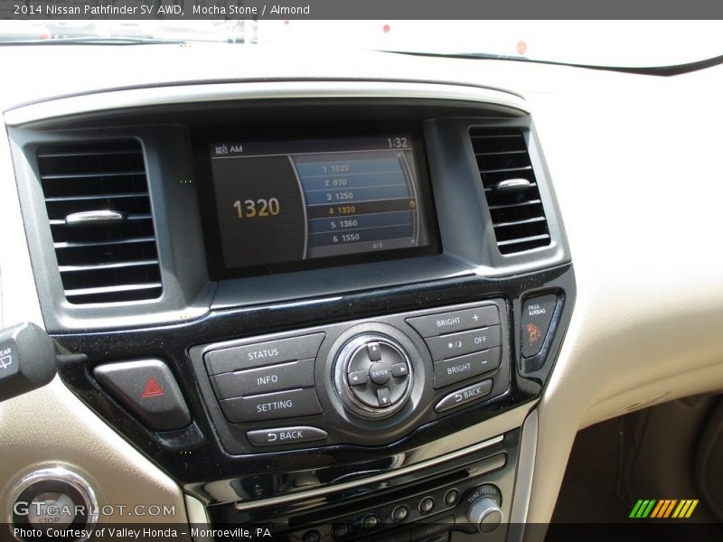 Mocha Stone / Almond 2014 Nissan Pathfinder SV AWD