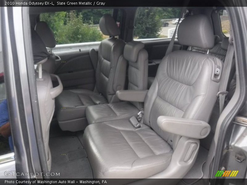 Slate Green Metallic / Gray 2010 Honda Odyssey EX-L