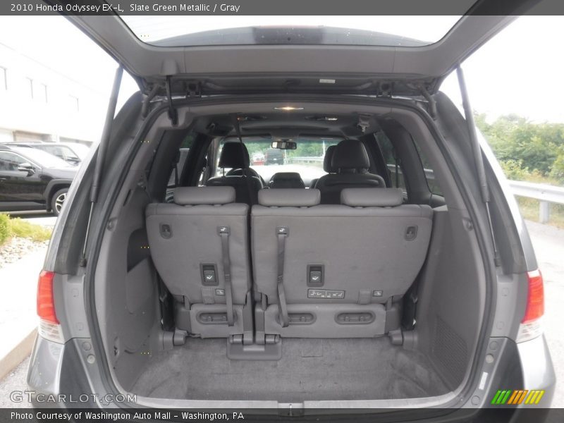 Slate Green Metallic / Gray 2010 Honda Odyssey EX-L