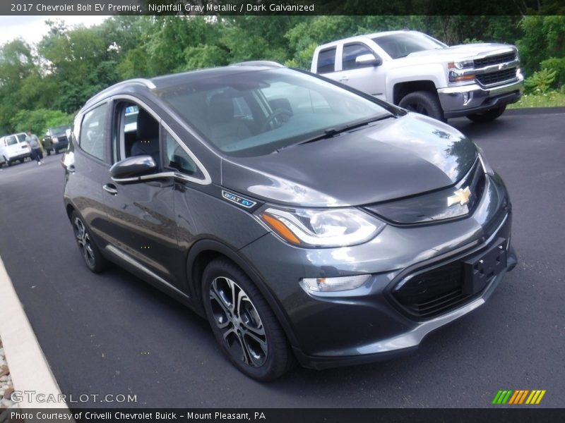 Nightfall Gray Metallic / Dark Galvanized 2017 Chevrolet Bolt EV Premier