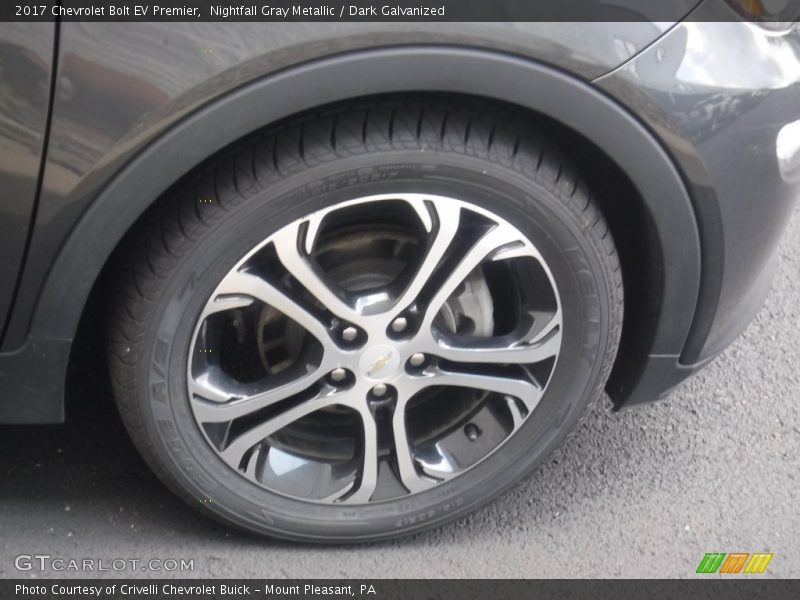 Nightfall Gray Metallic / Dark Galvanized 2017 Chevrolet Bolt EV Premier