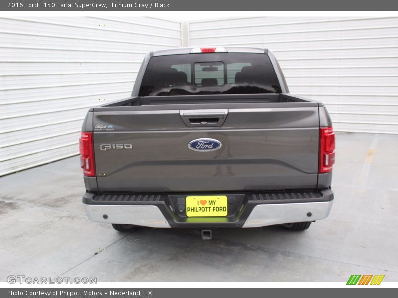 Lithium Gray / Black 2016 Ford F150 Lariat SuperCrew