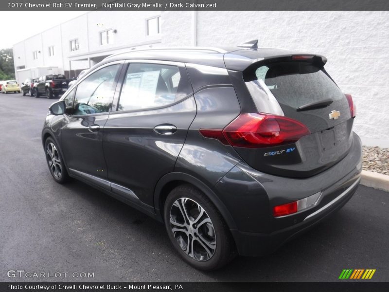 Nightfall Gray Metallic / Dark Galvanized 2017 Chevrolet Bolt EV Premier
