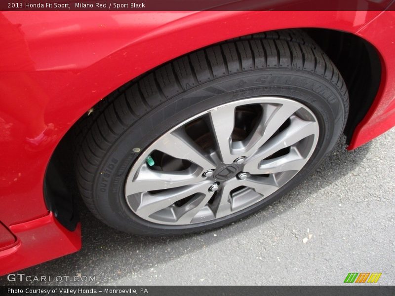 Milano Red / Sport Black 2013 Honda Fit Sport