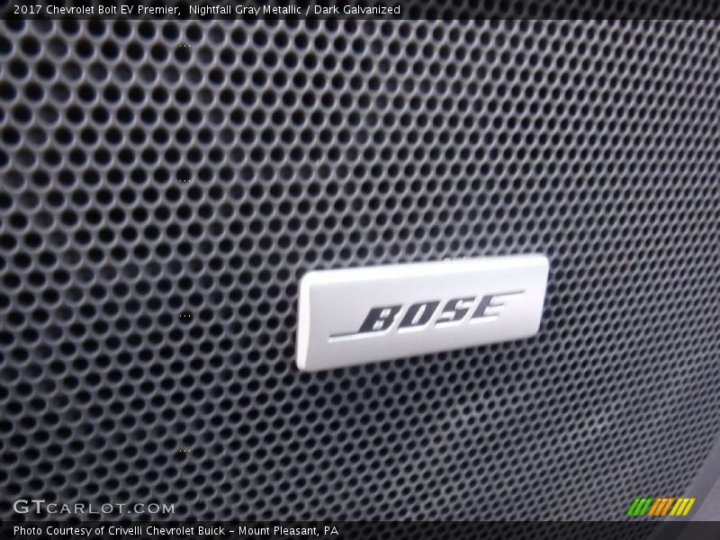 Nightfall Gray Metallic / Dark Galvanized 2017 Chevrolet Bolt EV Premier