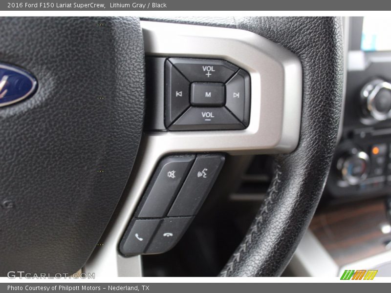 Lithium Gray / Black 2016 Ford F150 Lariat SuperCrew
