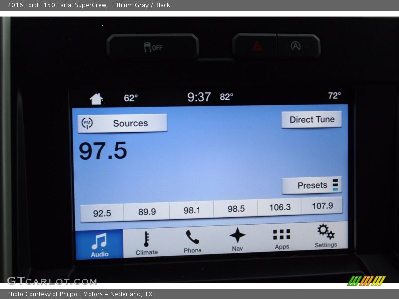 Lithium Gray / Black 2016 Ford F150 Lariat SuperCrew