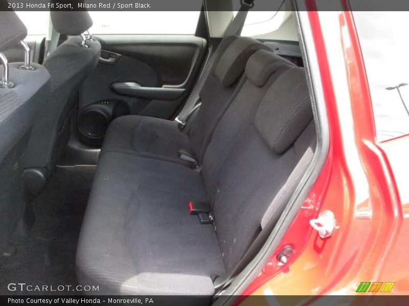 Milano Red / Sport Black 2013 Honda Fit Sport