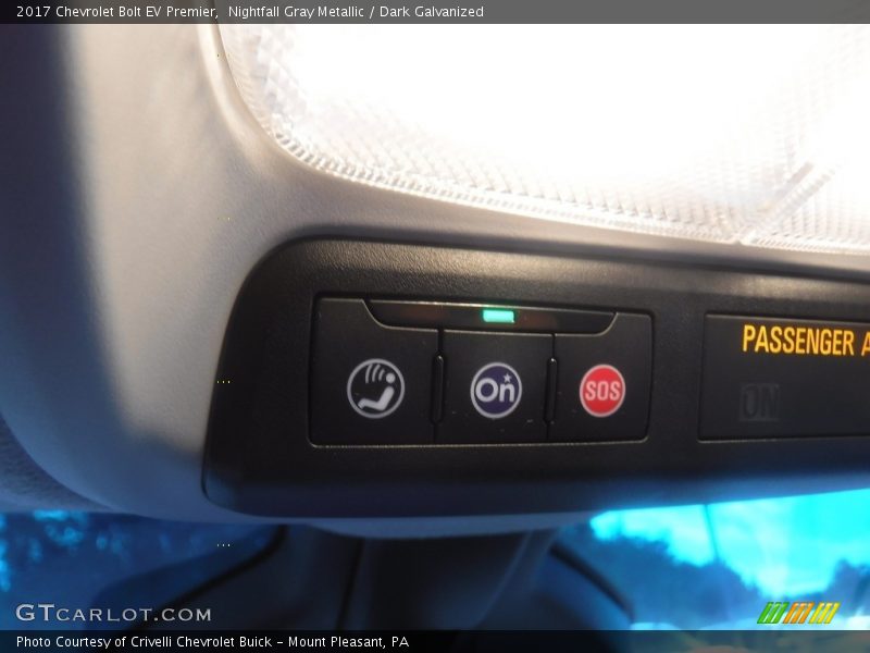 Nightfall Gray Metallic / Dark Galvanized 2017 Chevrolet Bolt EV Premier