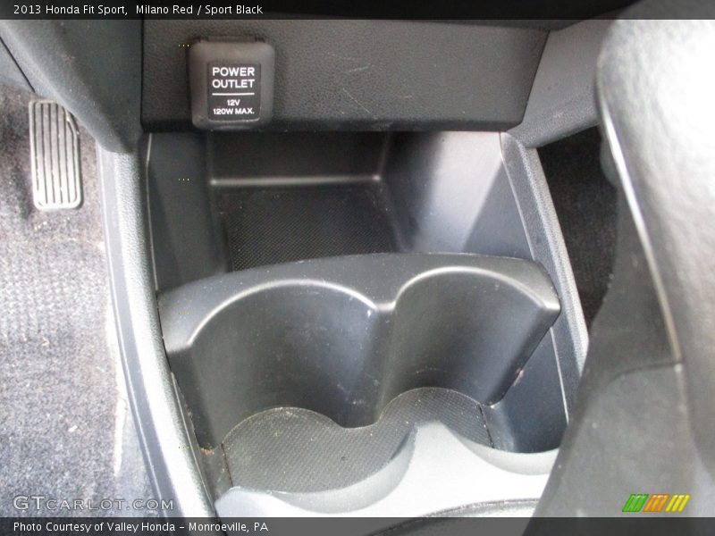 Milano Red / Sport Black 2013 Honda Fit Sport