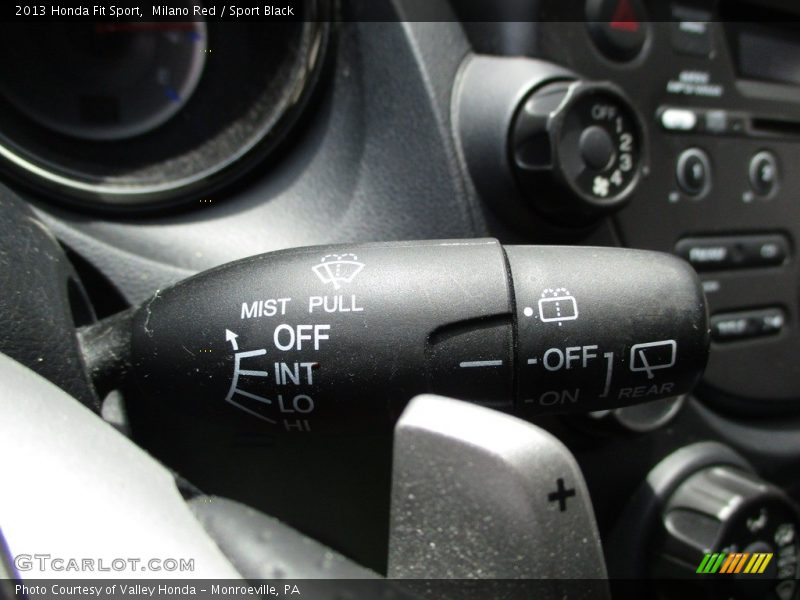 Milano Red / Sport Black 2013 Honda Fit Sport
