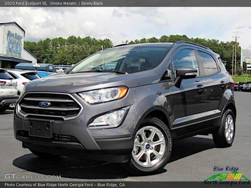 Smoke Metallic / Ebony Black 2020 Ford EcoSport SE