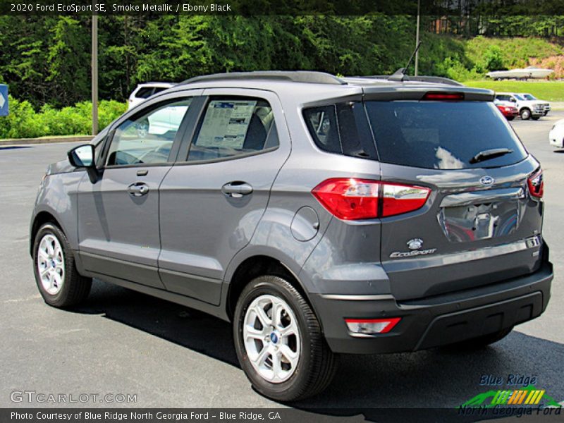 Smoke Metallic / Ebony Black 2020 Ford EcoSport SE