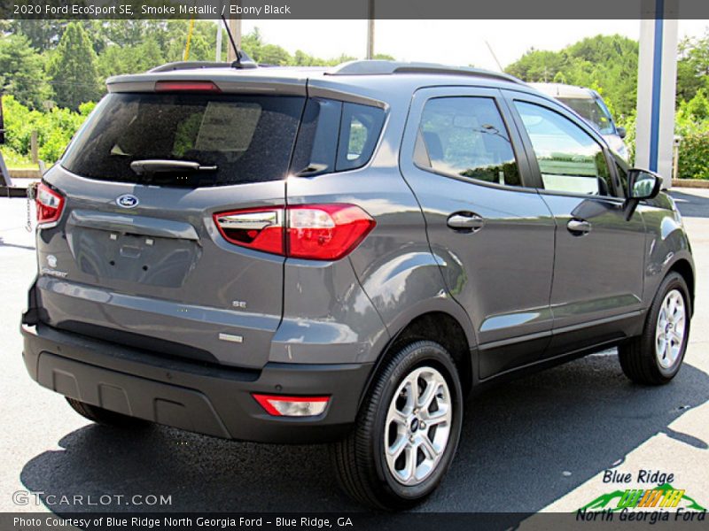 Smoke Metallic / Ebony Black 2020 Ford EcoSport SE