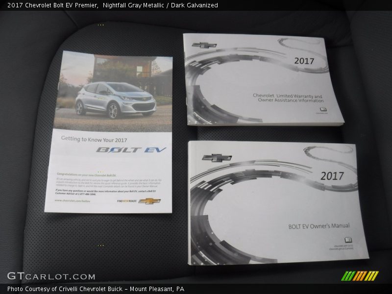 Nightfall Gray Metallic / Dark Galvanized 2017 Chevrolet Bolt EV Premier
