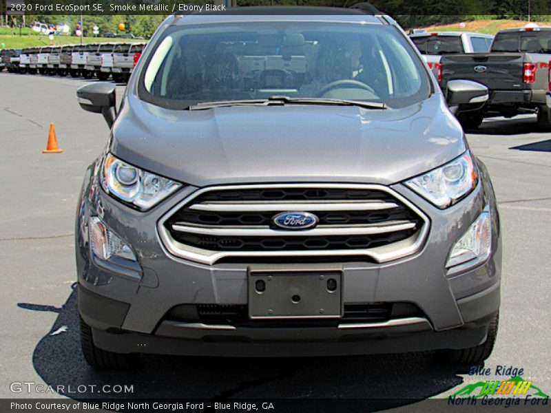 Smoke Metallic / Ebony Black 2020 Ford EcoSport SE