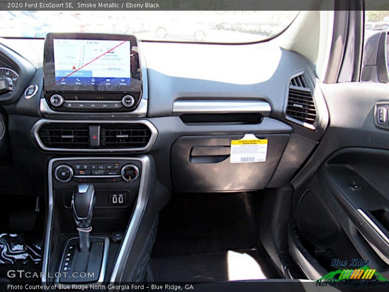 Smoke Metallic / Ebony Black 2020 Ford EcoSport SE