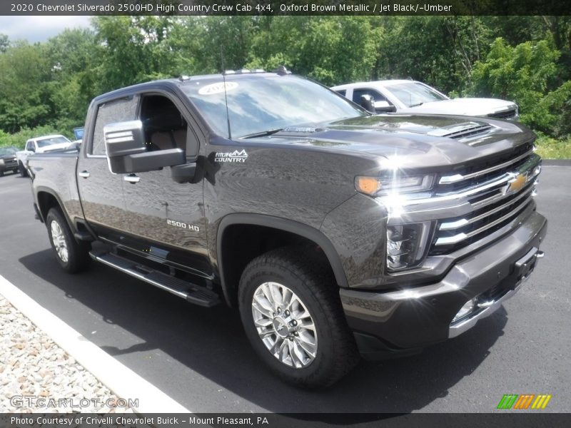 Oxford Brown Metallic / Jet Black/­Umber 2020 Chevrolet Silverado 2500HD High Country Crew Cab 4x4