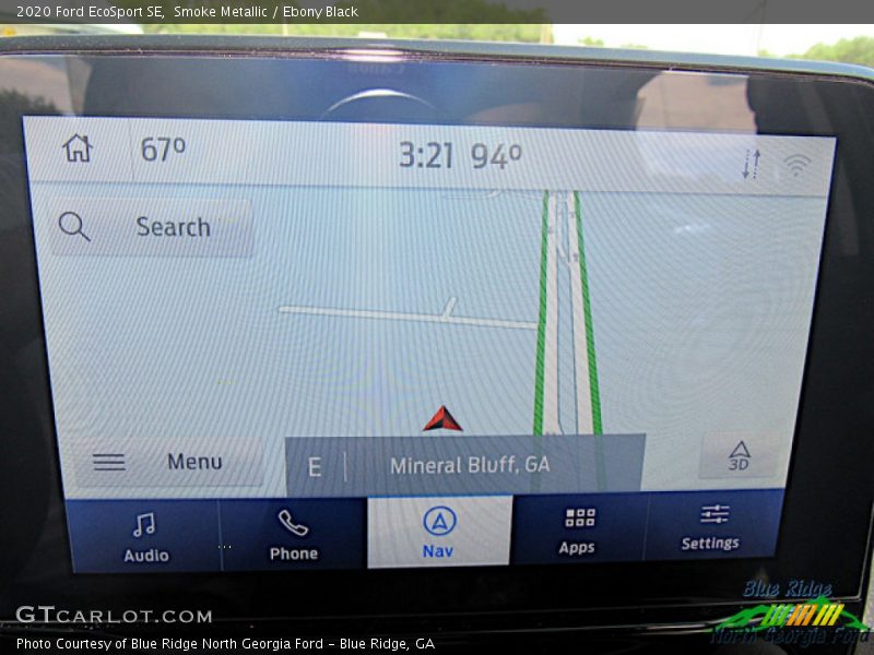 Smoke Metallic / Ebony Black 2020 Ford EcoSport SE