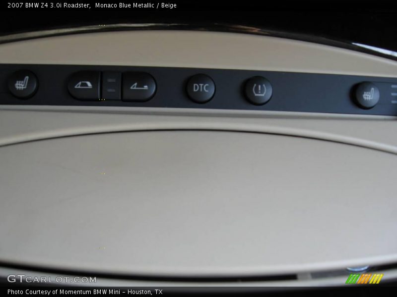 Monaco Blue Metallic / Beige 2007 BMW Z4 3.0i Roadster