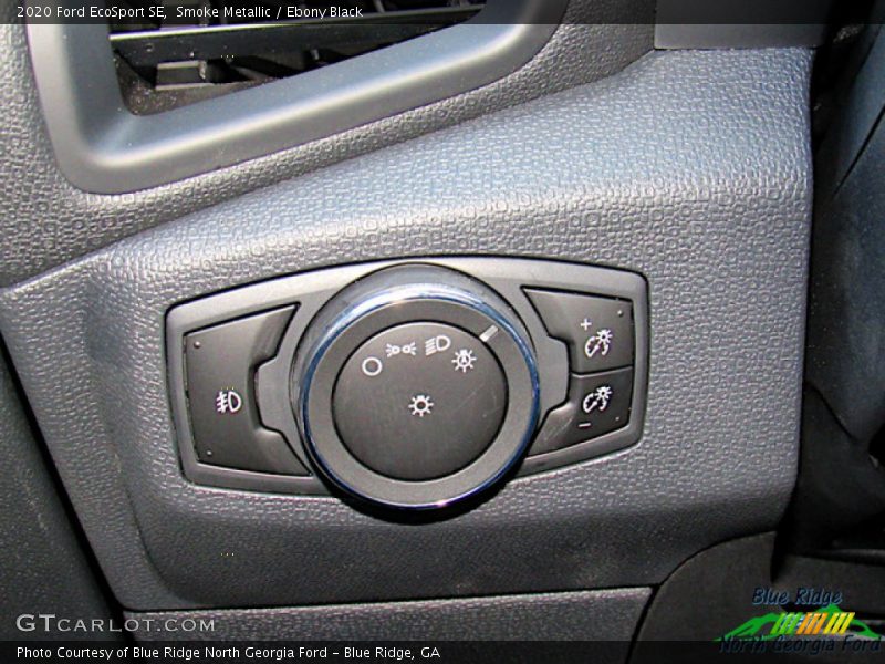 Smoke Metallic / Ebony Black 2020 Ford EcoSport SE