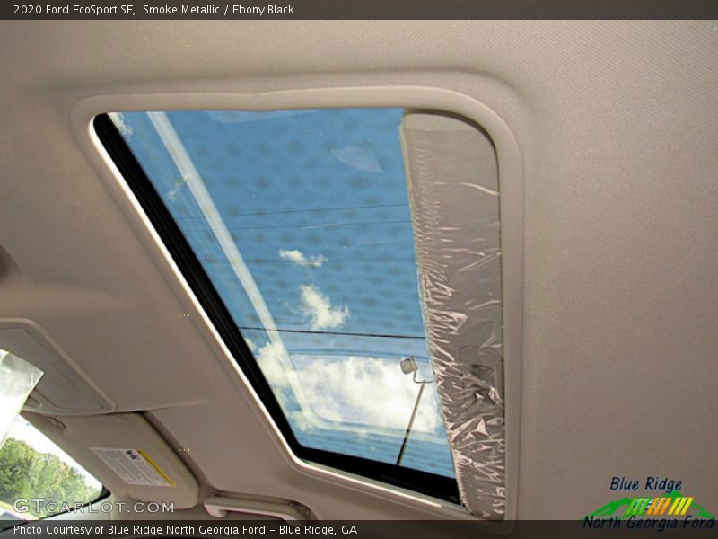 Smoke Metallic / Ebony Black 2020 Ford EcoSport SE