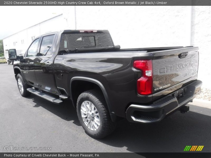 Oxford Brown Metallic / Jet Black/­Umber 2020 Chevrolet Silverado 2500HD High Country Crew Cab 4x4