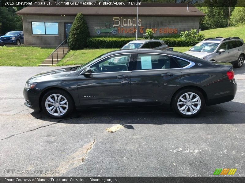 Nightfall Gray Metallic / Jet Black/­Dark Titanium 2019 Chevrolet Impala LT