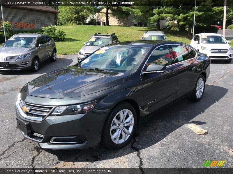 Nightfall Gray Metallic / Jet Black/­Dark Titanium 2019 Chevrolet Impala LT