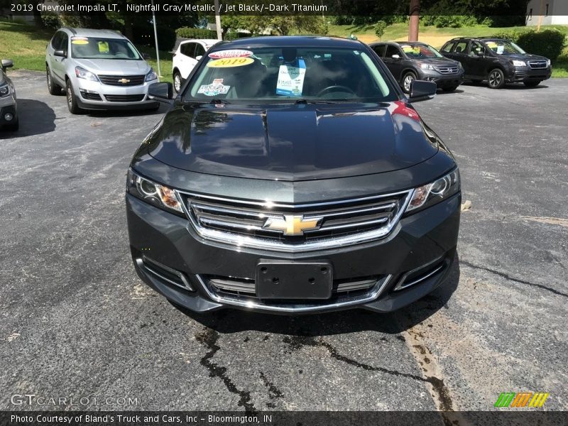 Nightfall Gray Metallic / Jet Black/­Dark Titanium 2019 Chevrolet Impala LT