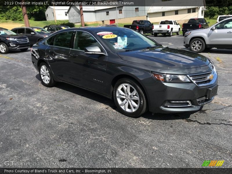 Nightfall Gray Metallic / Jet Black/­Dark Titanium 2019 Chevrolet Impala LT