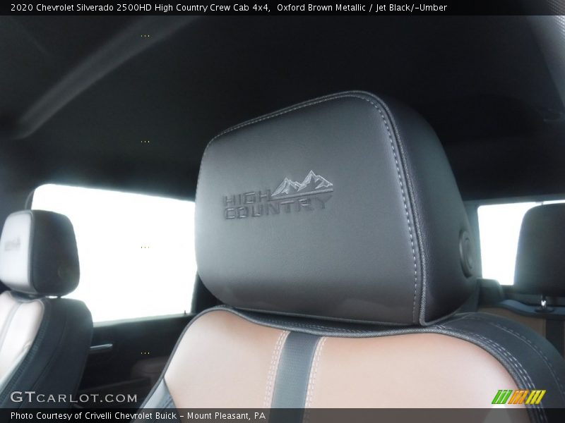 Oxford Brown Metallic / Jet Black/­Umber 2020 Chevrolet Silverado 2500HD High Country Crew Cab 4x4