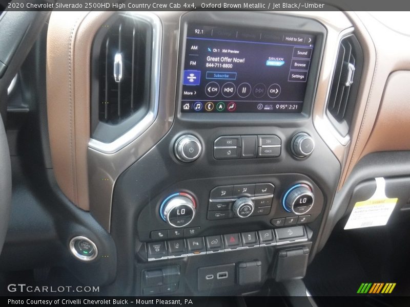 Oxford Brown Metallic / Jet Black/­Umber 2020 Chevrolet Silverado 2500HD High Country Crew Cab 4x4