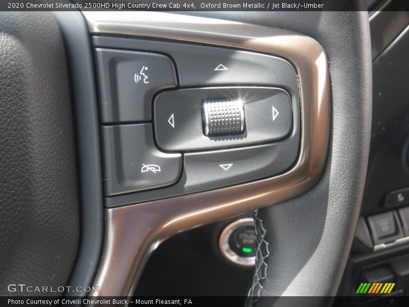 Oxford Brown Metallic / Jet Black/­Umber 2020 Chevrolet Silverado 2500HD High Country Crew Cab 4x4