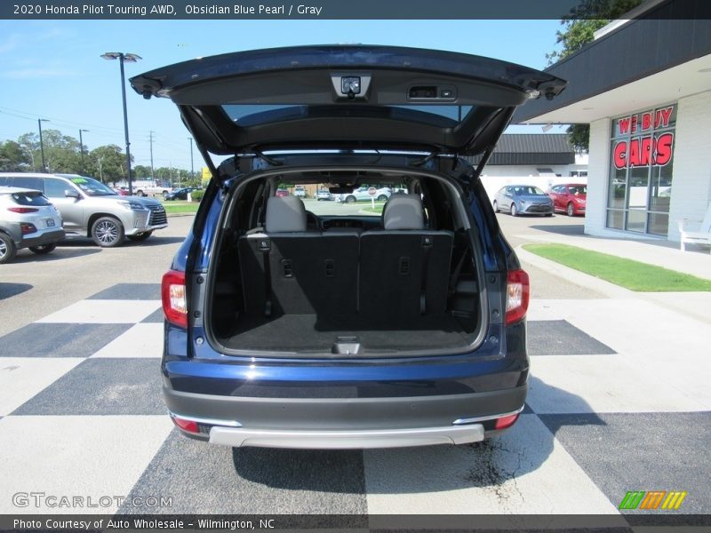 Obsidian Blue Pearl / Gray 2020 Honda Pilot Touring AWD