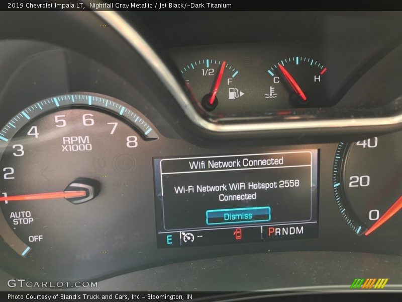 Nightfall Gray Metallic / Jet Black/­Dark Titanium 2019 Chevrolet Impala LT