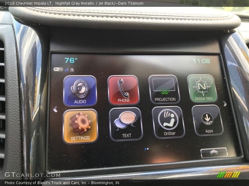 Nightfall Gray Metallic / Jet Black/­Dark Titanium 2019 Chevrolet Impala LT