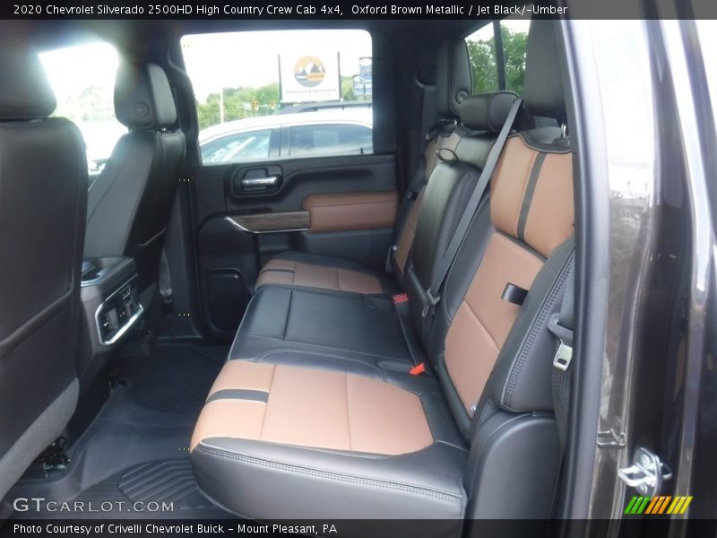 Rear Seat of 2020 Silverado 2500HD High Country Crew Cab 4x4