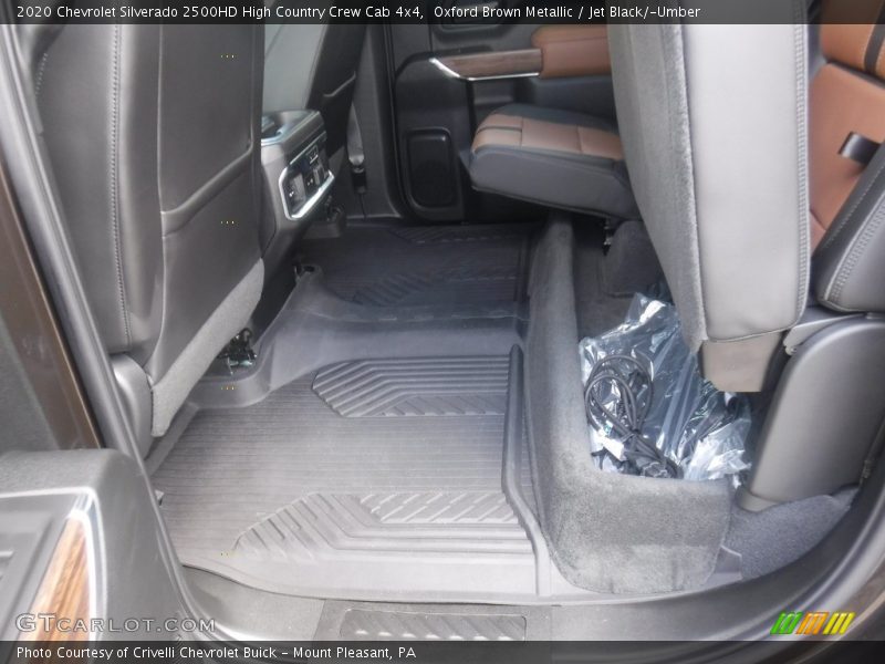 Rear Seat of 2020 Silverado 2500HD High Country Crew Cab 4x4