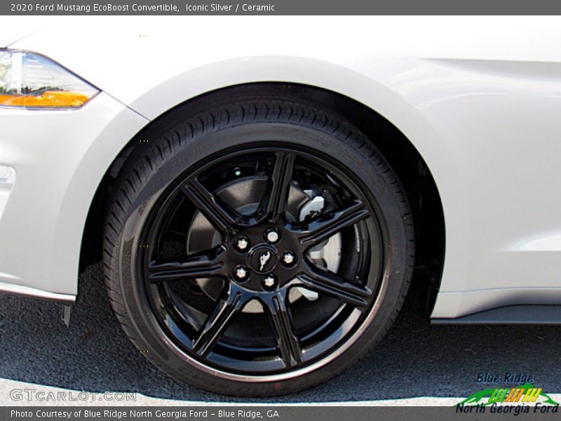 Iconic Silver / Ceramic 2020 Ford Mustang EcoBoost Convertible